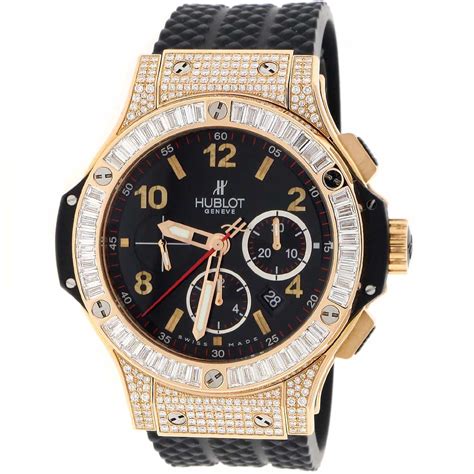 hublot watch 18k diamond|Hublot big bang diamond bezel.